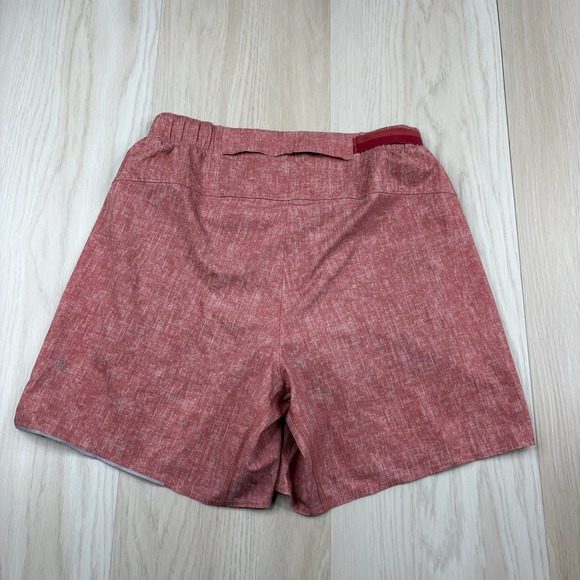 Lululemon Surge Shorts Lined Sunbleached Cayenne 6" Inseam Men's Size S Small - Picture 7 of 9